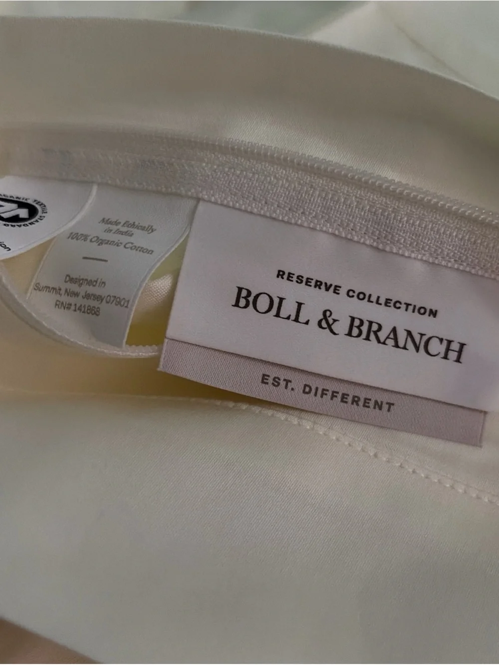 Boll & Branch soft cream